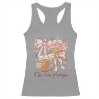 No Ice Please Racerback Tank Top Funny Coffee Lover Pro Immigration Political