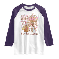 No Ice Please Raglan Shirt Funny Coffee Lover Pro Immigration Political