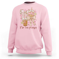 No Ice Please Sweatshirt Funny Coffee Lover Pro Immigration Political