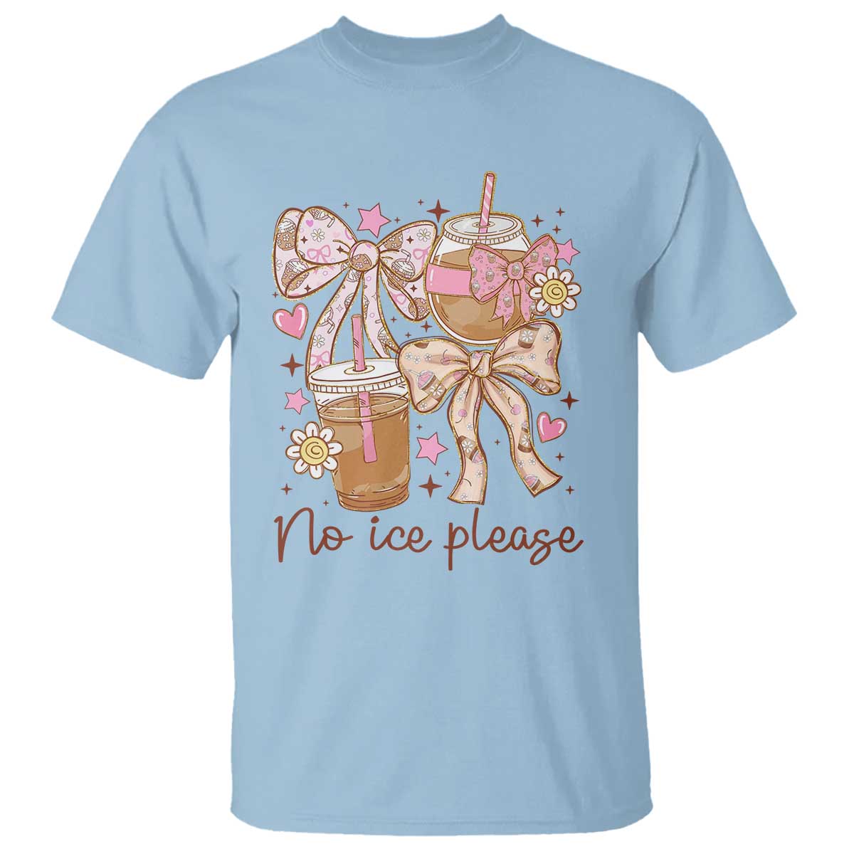 No Ice Please T Shirt Funny Coffee Lover Pro Immigration Political
