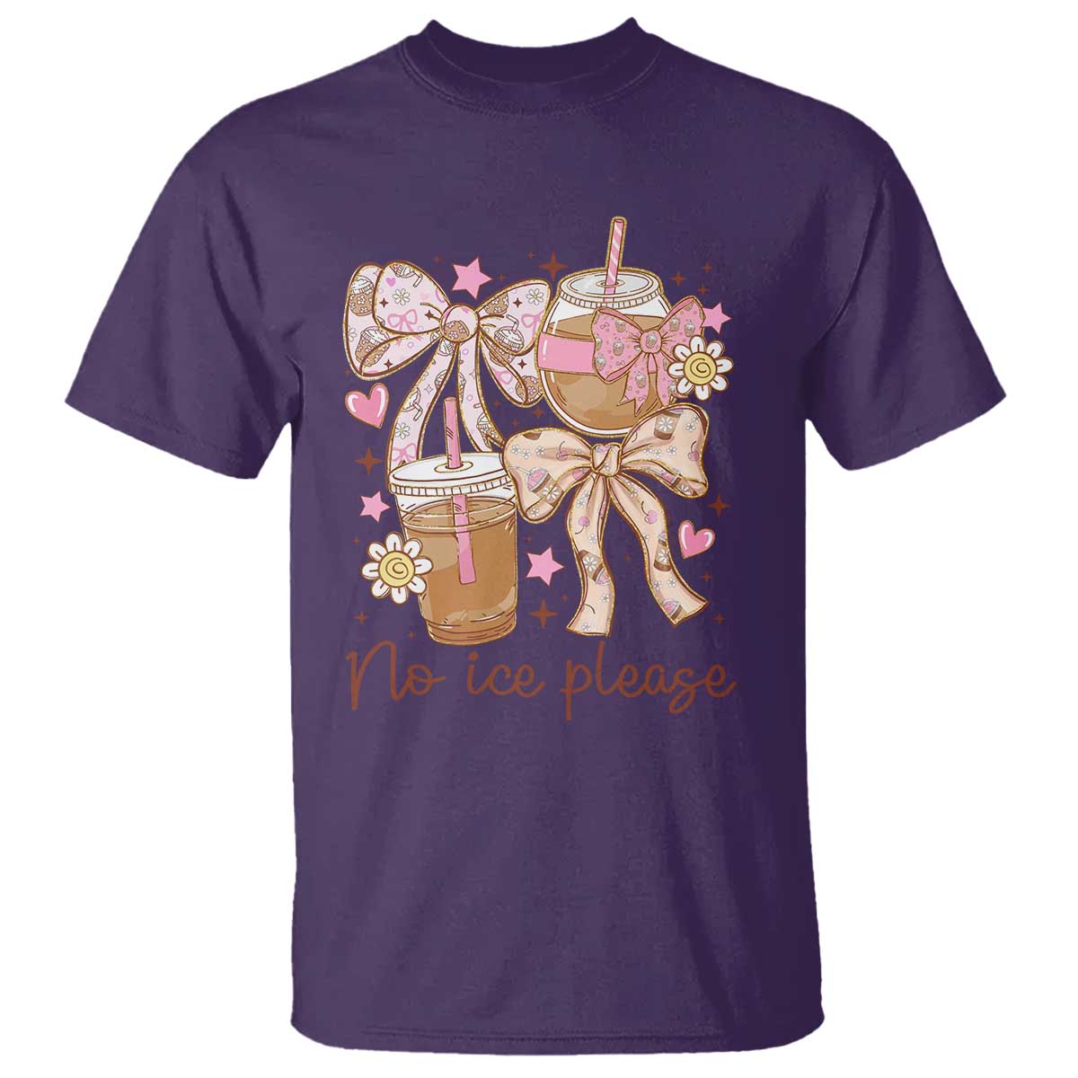 No Ice Please T Shirt Funny Coffee Lover Pro Immigration Political