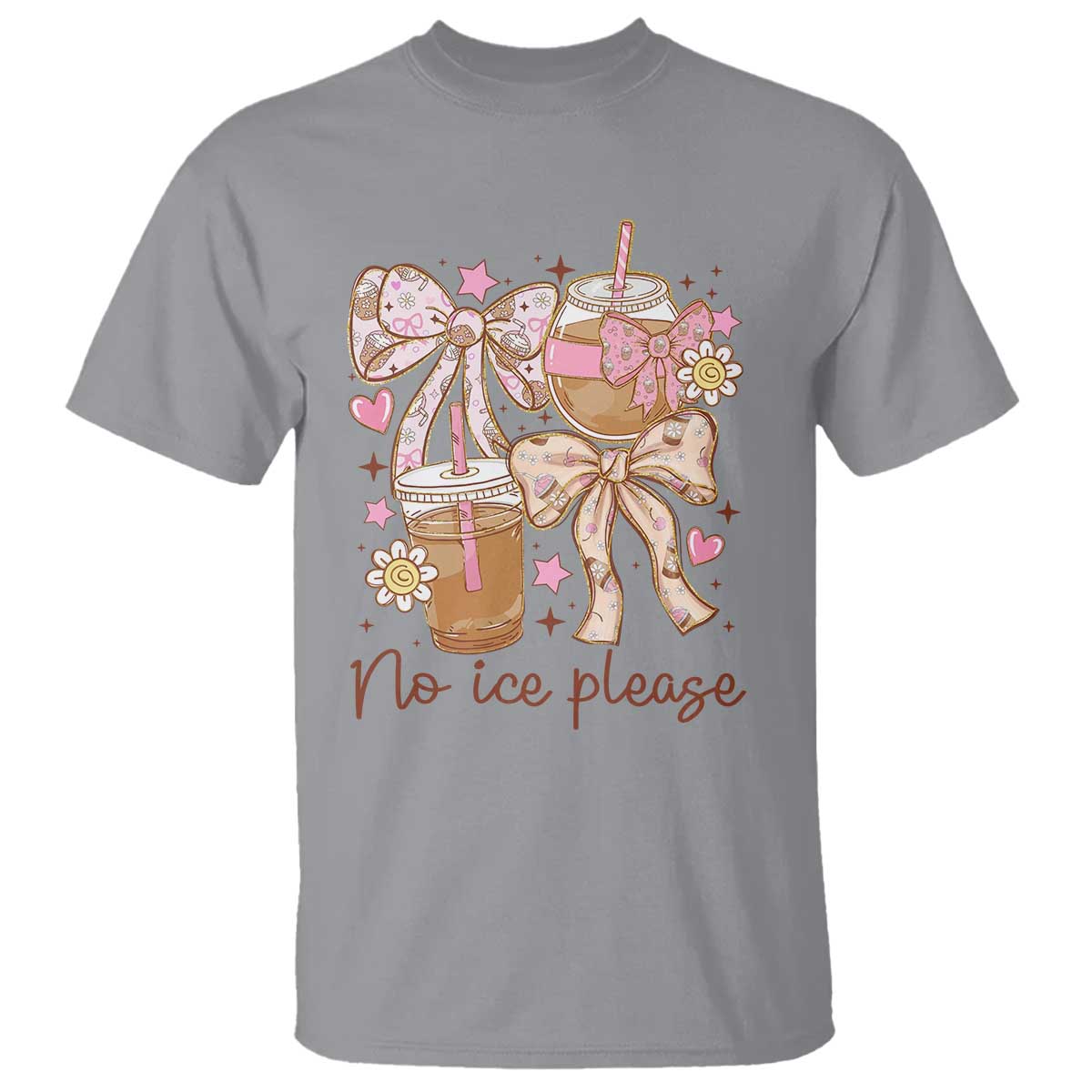 No Ice Please T Shirt Funny Coffee Lover Pro Immigration Political