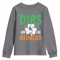Funny Dibs On The Redhead St Patrick's Day Youth Sweatshirt