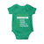 Funny Christian St Patrick's Day Baby Onesie Good Luck Mean Living Under Christ's Kindness
