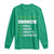 Funny Christian St Patrick's Day Long Sleeve Shirt Good Luck Mean Living Under Christ's Kindness