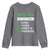 Funny Christian St Patrick's Day Youth Sweatshirt Good Luck Mean Living Under Christ's Kindness