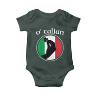 Funny O'Talian Baby Onesie St Patrick's Day Italian Pinched Fingers Shamrock