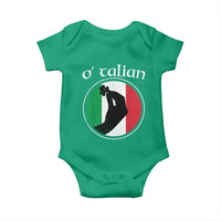 Funny O'Talian Baby Onesie St Patrick's Day Italian Pinched Fingers Shamrock
