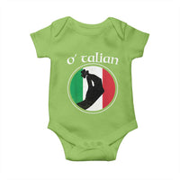 Funny O'Talian Baby Onesie St Patrick's Day Italian Pinched Fingers Shamrock