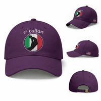 Funny O'Talian Baseball Cap St Patrick's Day Italian Pinched Fingers Shamrock