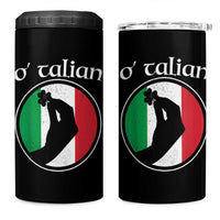 Funny O'Talian 4 in 1 Can Cooler Tumbler St Patrick's Day Italian Pinched Fingers Shamrock