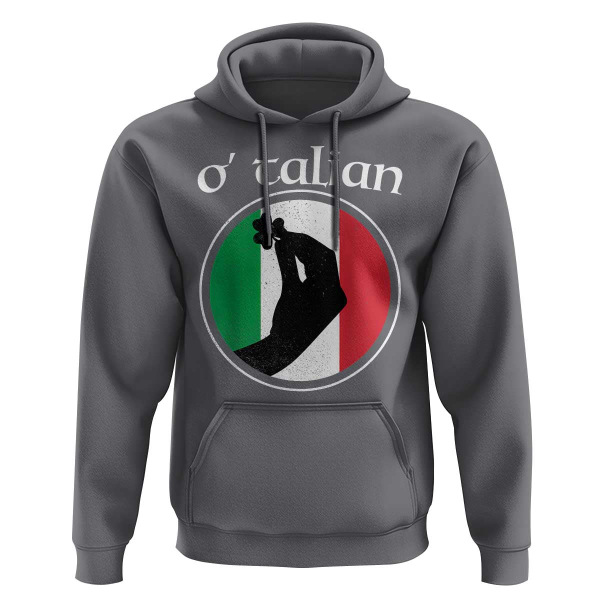 Funny O'Talian Hoodie St Patrick's Day Italian Pinched Fingers Shamrock