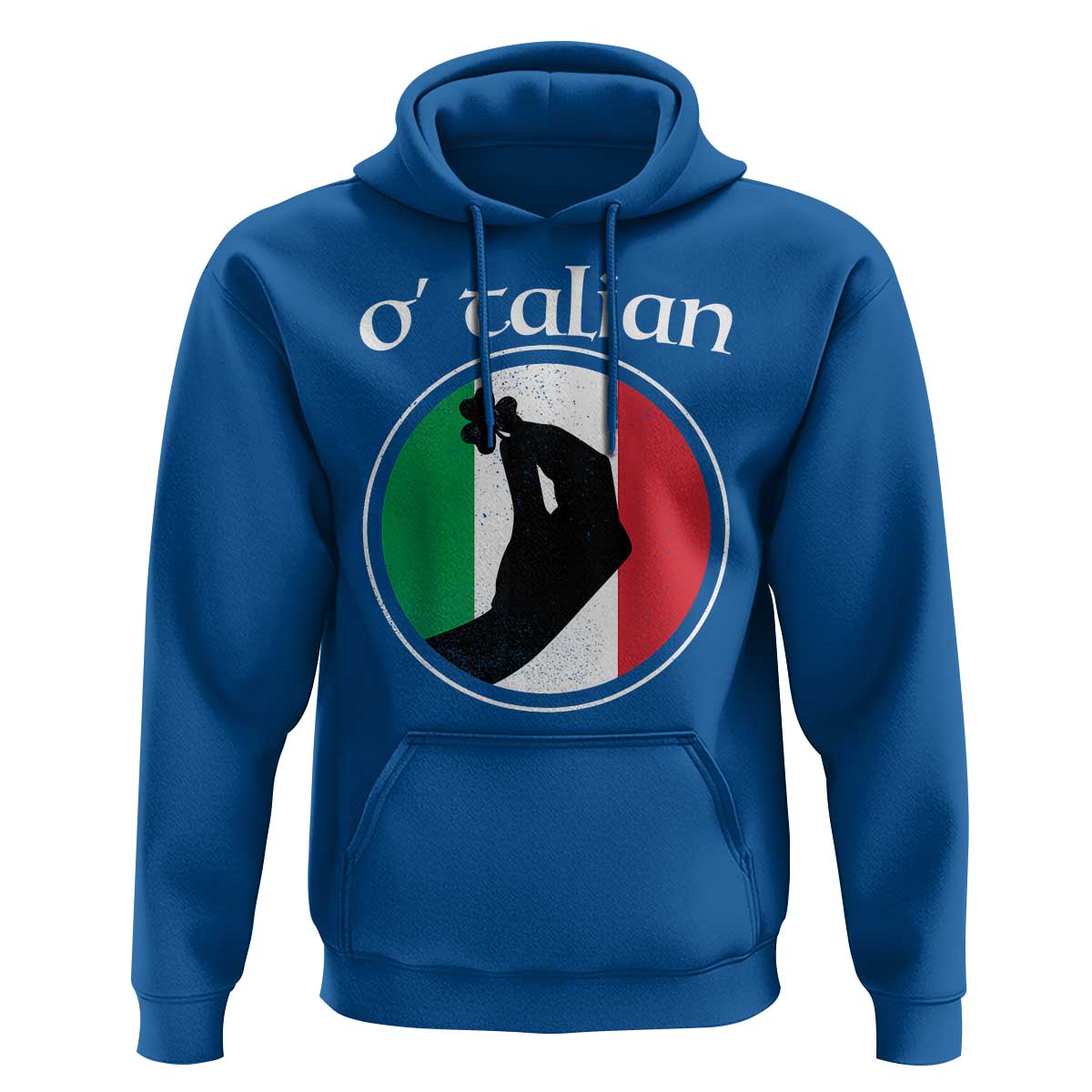Funny O'Talian Hoodie St Patrick's Day Italian Pinched Fingers Shamrock