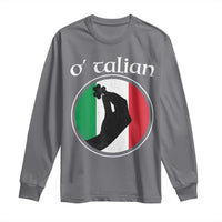 Funny O'Talian Long Sleeve Shirt St Patrick's Day Italian Pinched Fingers Shamrock