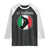 Funny O'Talian Raglan Shirt St Patrick's Day Italian Pinched Fingers Shamrock