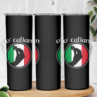 Funny O'Talian Skinny Tumbler St Patrick's Day Italian Pinched Fingers Shamrock