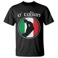 Funny O'Talian T Shirt St Patrick's Day Italian Pinched Fingers Shamrock