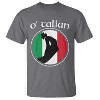 Funny O'Talian T Shirt St Patrick's Day Italian Pinched Fingers Shamrock