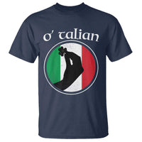 Funny O'Talian T Shirt St Patrick's Day Italian Pinched Fingers Shamrock