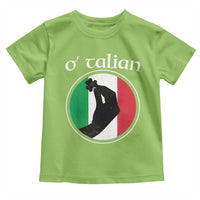 Funny O'Talian Toddler T Shirt St Patrick's Day Italian Pinched Fingers Shamrock