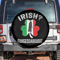 Funny St Patrick's Day Italian Spare Tire Cover Irish Fuhgeddaboudit Pisa Tower Shamrock