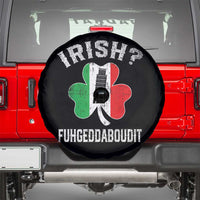 Funny St Patrick's Day Italian Spare Tire Cover Irish Fuhgeddaboudit Pisa Tower Shamrock