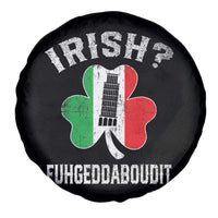 Funny St Patrick's Day Italian Spare Tire Cover Irish Fuhgeddaboudit Pisa Tower Shamrock