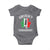 Funny St Patrick's Day Italian Baby Onesie Irish Fuhgeddaboudit Pisa Tower Shamrock