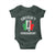 Funny St Patrick's Day Italian Baby Onesie Irish Fuhgeddaboudit Pisa Tower Shamrock