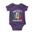 Funny St Patrick's Day Italian Baby Onesie Irish Fuhgeddaboudit Pisa Tower Shamrock