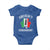 Funny St Patrick's Day Italian Baby Onesie Irish Fuhgeddaboudit Pisa Tower Shamrock