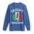 Funny St Patrick's Day Italian Long Sleeve Shirt Irish Fuhgeddaboudit Pisa Tower Shamrock