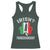 Funny St Patrick's Day Italian Racerback Tank Top Irish Fuhgeddaboudit Pisa Tower Shamrock