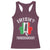 Funny St Patrick's Day Italian Racerback Tank Top Irish Fuhgeddaboudit Pisa Tower Shamrock