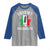 Funny St Patrick's Day Italian Raglan Shirt Irish Fuhgeddaboudit Pisa Tower Shamrock