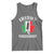 Funny St Patrick's Day Italian Tank Top Irish Fuhgeddaboudit Pisa Tower Shamrock