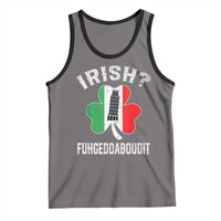 Funny St Patrick's Day Italian Tank Top Irish Fuhgeddaboudit Pisa Tower Shamrock