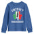 Funny St Patrick's Day Italian Youth Sweatshirt Irish Fuhgeddaboudit Pisa Tower Shamrock