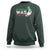 Funny St Patrick Was Italian Sweatshirt St Patrick's Day Italian Pinched Fingers Shamrock