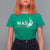 Funny St Patrick Was Italian T Shirt For Women St Patrick's Day Italian Pinched Fingers Shamrock