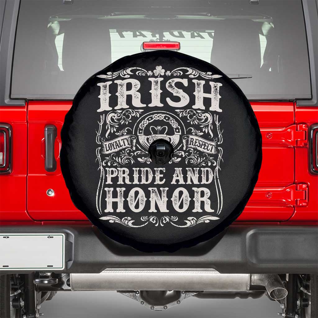 Irish Pride And Honor Spare Tire Cover Vintage Claddagh Ring Celtic Knot
