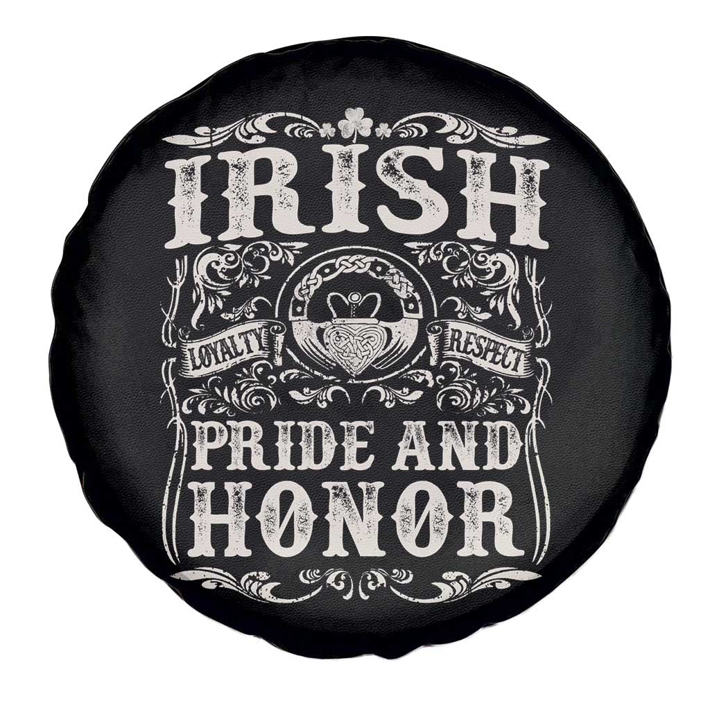 Irish Pride And Honor Spare Tire Cover Vintage Claddagh Ring Celtic Knot