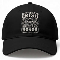 Irish Pride And Honor Baseball Cap Vintage Claddagh Ring Celtic Knot