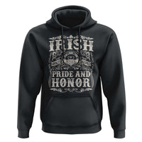 Irish Pride And Honor Hoodie Vintage Claddagh Ring Celtic Knot
