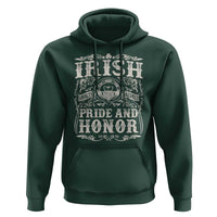 Irish Pride And Honor Hoodie Vintage Claddagh Ring Celtic Knot