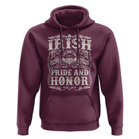 Irish Pride And Honor Hoodie Vintage Claddagh Ring Celtic Knot