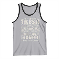 Irish Pride And Honor Tank Top Vintage Claddagh Ring Celtic Knot