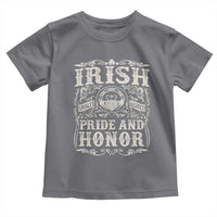 Irish Pride And Honor Toddler T Shirt Vintage Claddagh Ring Celtic Knot