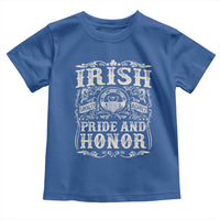 Irish Pride And Honor Toddler T Shirt Vintage Claddagh Ring Celtic Knot