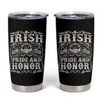 Irish Pride And Honor Tumbler Cup Vintage Claddagh Ring Celtic Knot